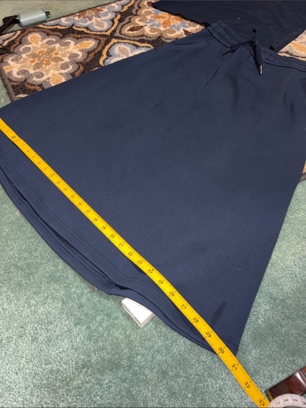 lululemon athletica Navy A-Line Drawstring Skirt w/ sleeveless Top - Picture 12 of 13
